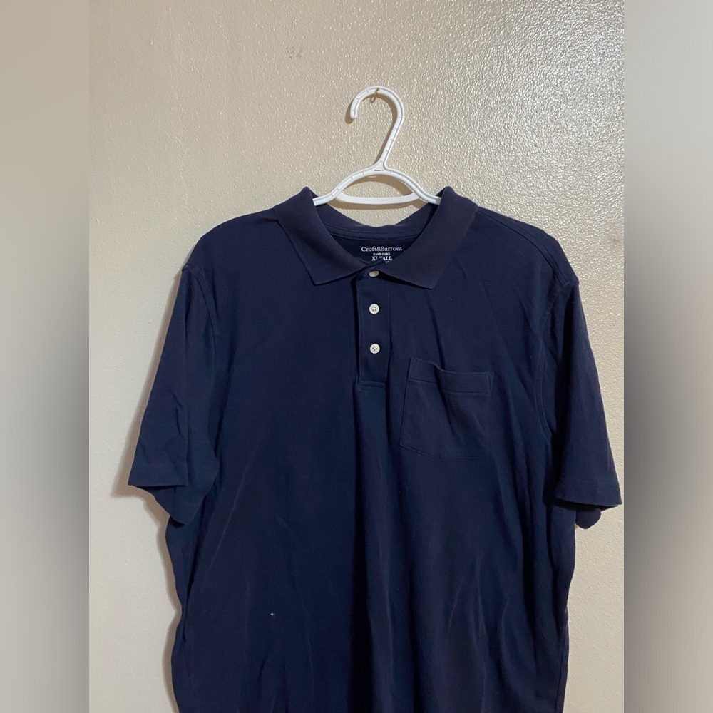 Croft & Barrow Navy Blue Polo